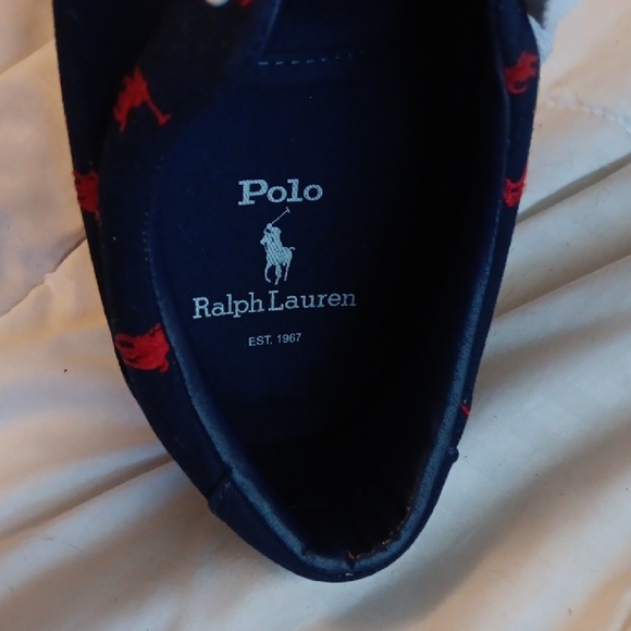 Polo by Ralph Lauren Men's All Over Pony Print Sneakers - Picture 5 of 10